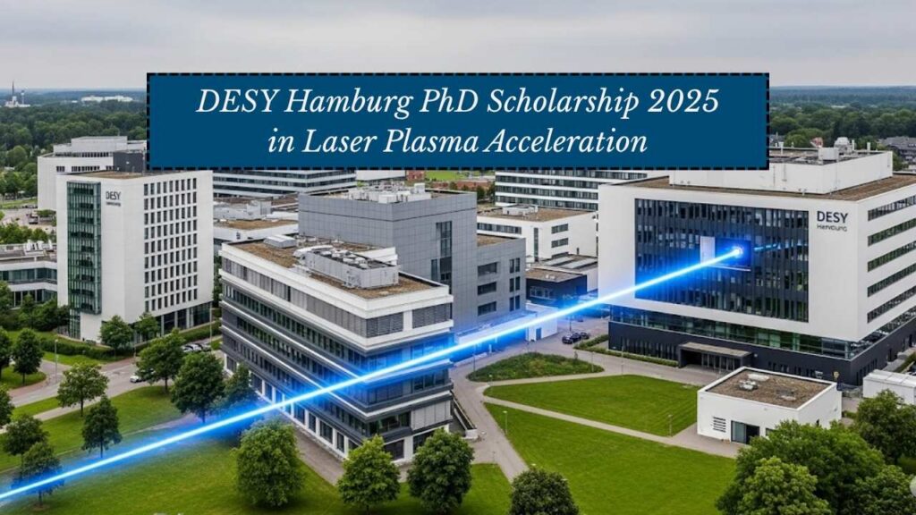 Ignite Your Future: The DESY Hamburg PhD Scholarship 2025 in Laser Plasma Acceleration 1 Ignite Your Future: The DESY Hamburg PhD Scholarship 2025 in Laser Plasma Acceleration