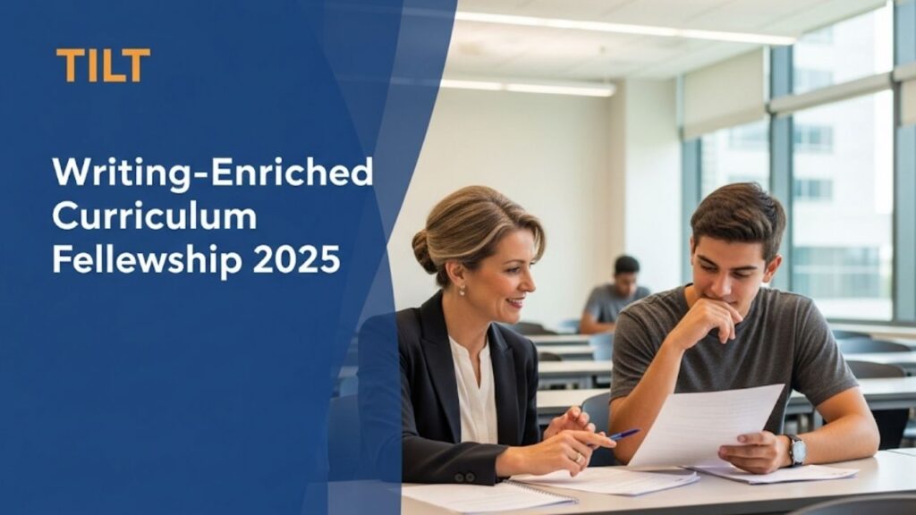 Elevate Your Teaching: A Guide to the TILT Writing-Enriched Curriculum Fellowship 2025