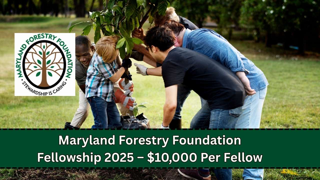 Maryland Forestry Foundation Fellowship 2025 – $10,000 Per Fellow