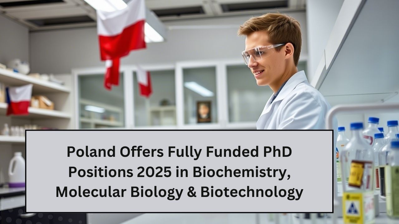 Poland Offers Fully Funded PhD Positions 2025 in Biochemistry, Molecular Biology & Biotechnology