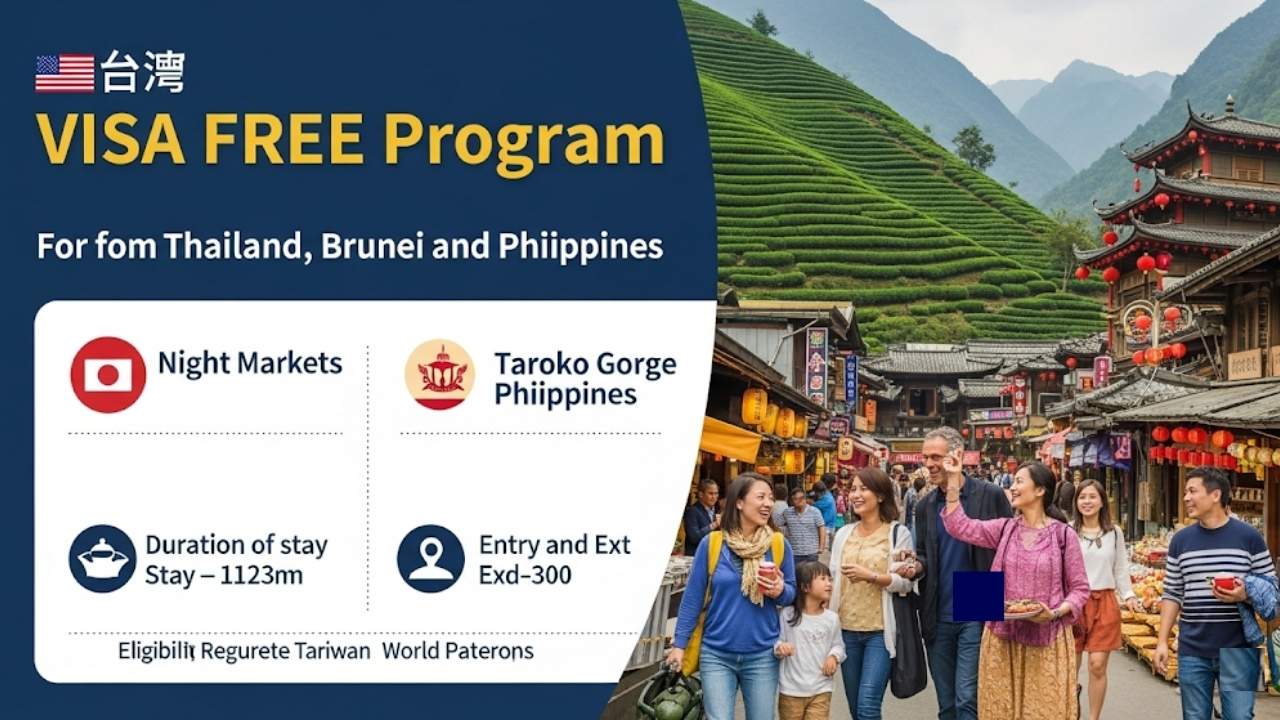 Taiwan Extends Visa-Free Entry for Thailand