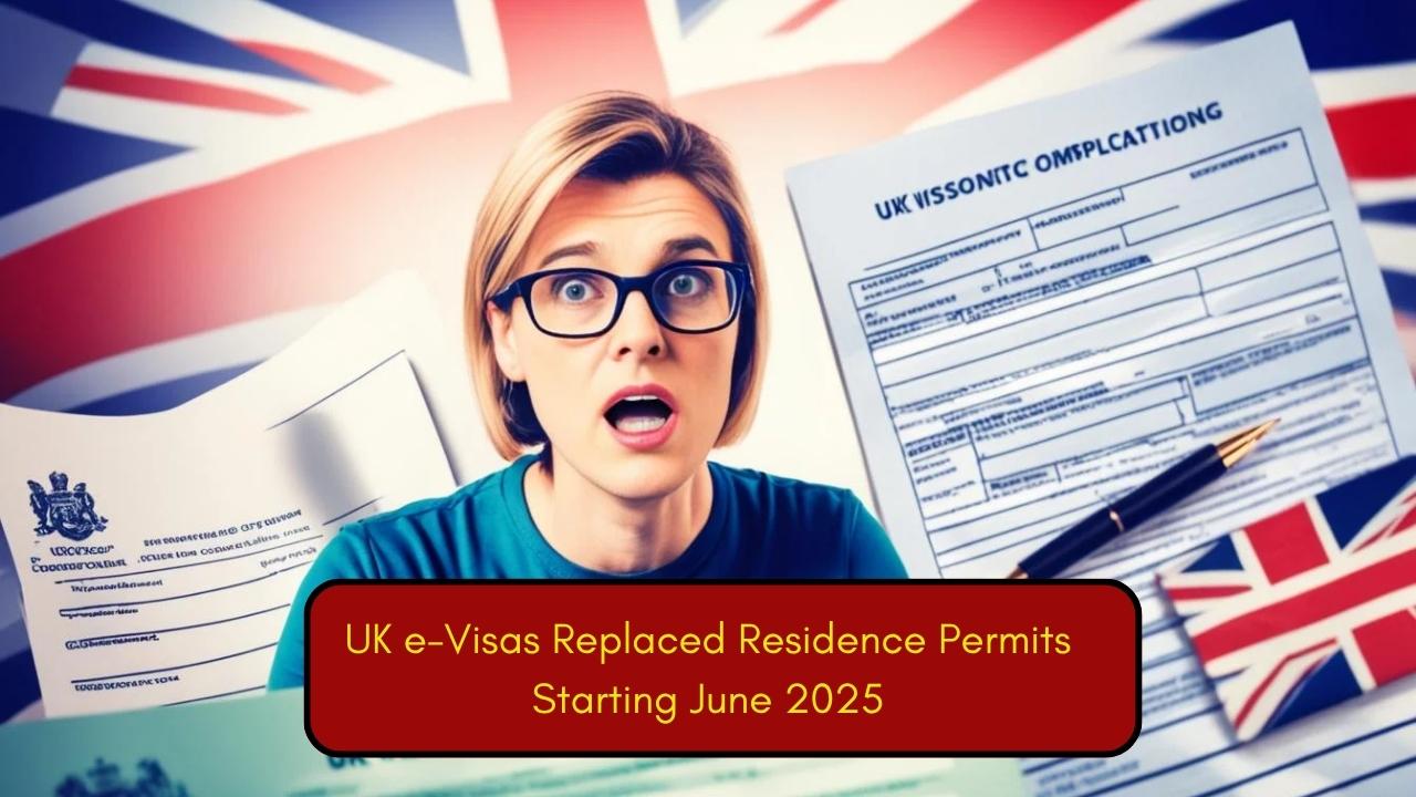 UK e-Visas Replaced Residence Permits Starting June 2025