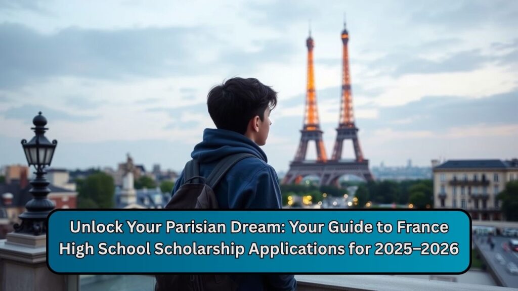 France High School Scholarship Applications for 2025–26: Unlock Your Parisian Dream 1 Unlock Your Parisian Dream: Your Guide to France High School Scholarship Applications for 2025–2026