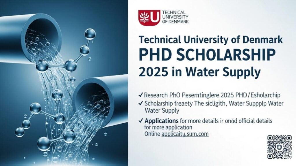 Your Guide to the Technical University of Denmark PhD Scholarship 2025 in Water Supply