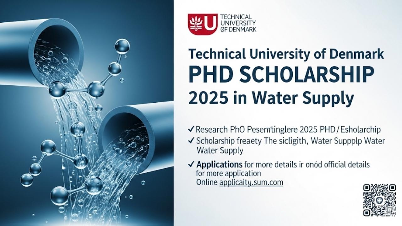 Your Guide to the Technical University of Denmark PhD Scholarship 2025 in Water Supply