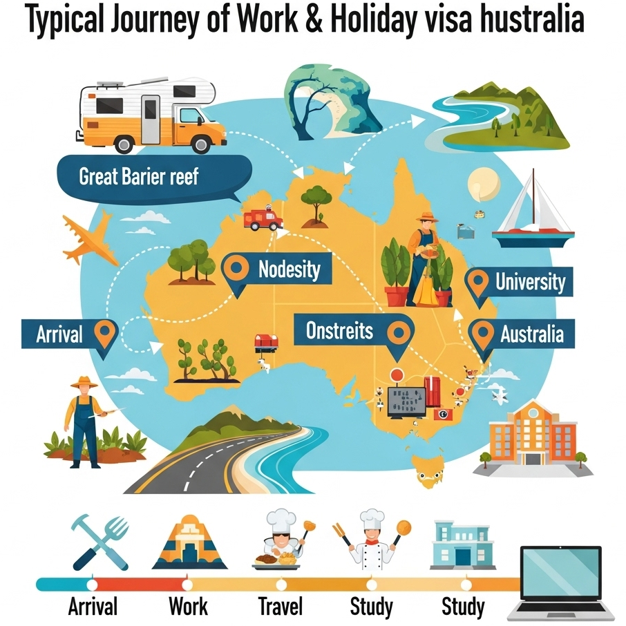 Your Australian Adventure Awaits: Navigating the Work and Holiday Visa (Subclass 462) Ballot 3 image 487 edited