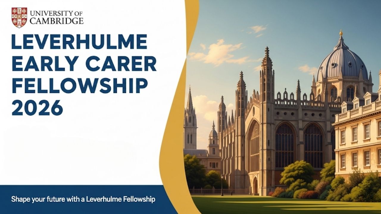 Leverhulme Early Career Fellowship 2026 at Cambridge