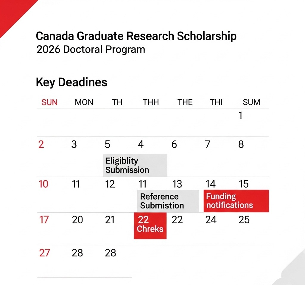 A Comprehensive Guide to the Canada Graduate Research Scholarship (CGRS) 2026 3 doctoral funding Canada