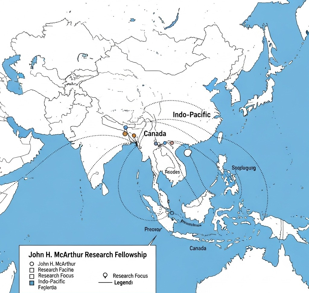 John H. McArthur Research Fellowship", "Asia Pacific Foundation of Canada", "Indo-Pacific research Canada"