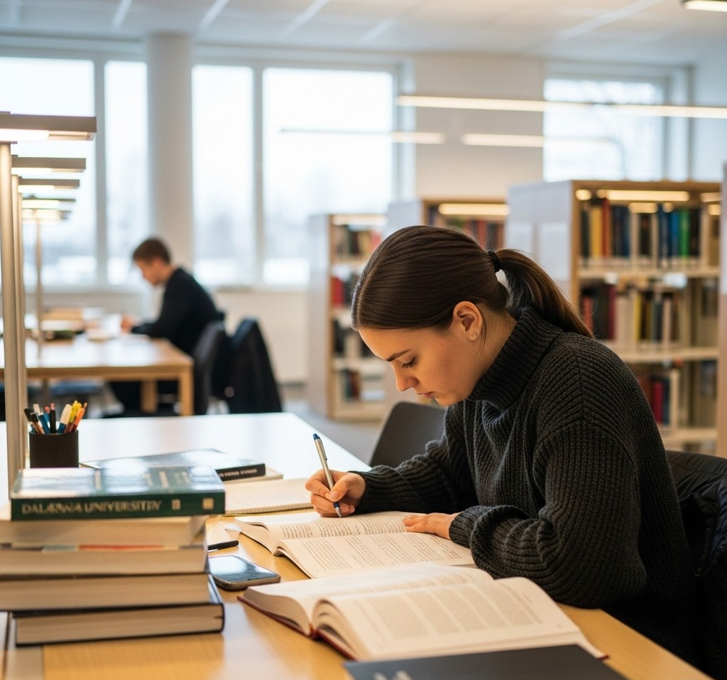 Swedish university scholarship, study in Sweden requirements, Dalarna University application process