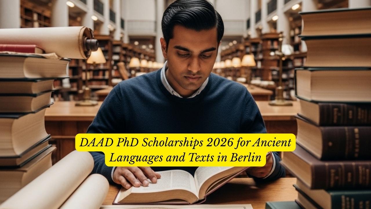 DAAD PhD Scholarships 2026 for Ancient Languages and Texts in Berlin