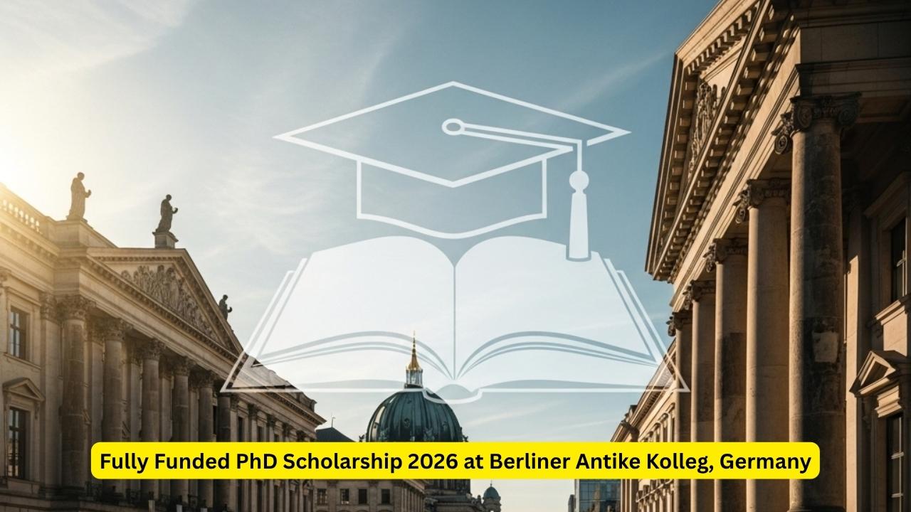Fully Funded PhD Scholarship 2026 at Berliner Antike Kolleg, Germany