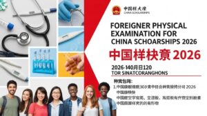How to Prepare the Foreigner Physical Examination Form for China Scholarships 2026