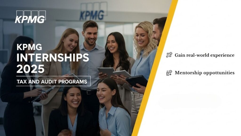 Your Guide to KPMG Internships 2025 in Tax and Audit Programs 1 KPMG Internships 2025 in Tax and Audit Programs