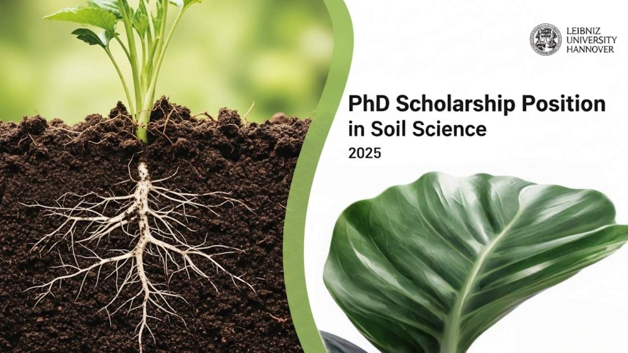 PhD Scholarship Position 2025 in Soil Science at Leibniz University Hannover