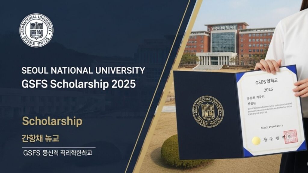 Secure Your Future: Navigating the Seoul National University GSFS Scholarship 2025 Application