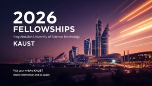 Spring 2026 Fellowships at King Abdullah University of Science and Technology (KAUST)