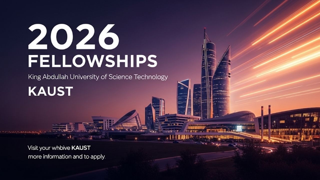 Spring 2026 Fellowships at King Abdullah University of Science and Technology (KAUST)
