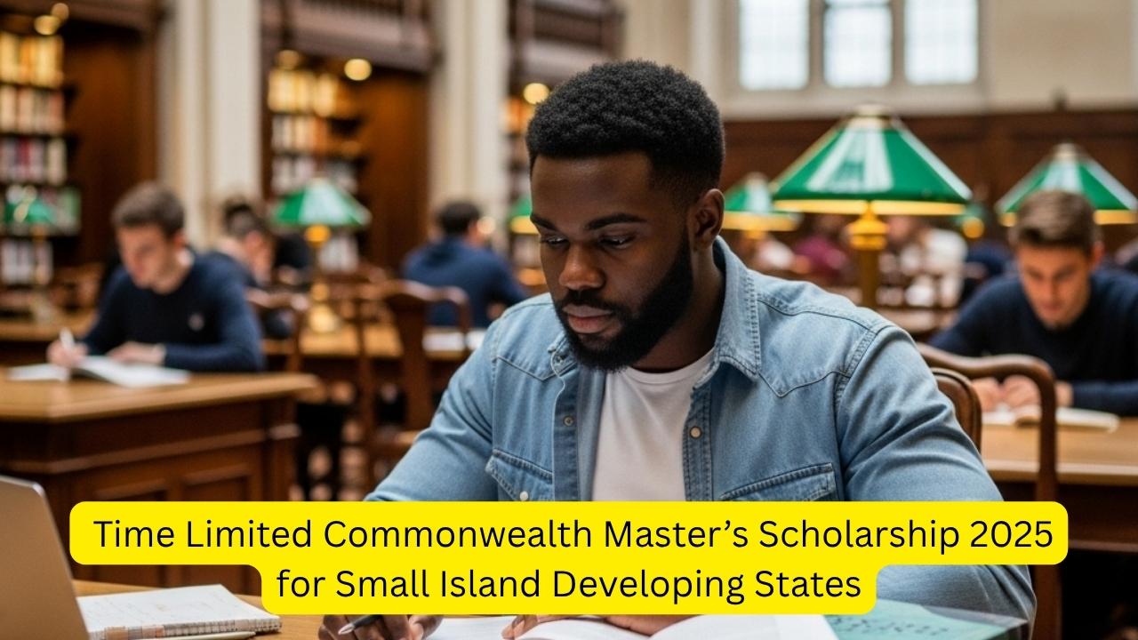 Time Limited Commonwealth Master’s Scholarship 2025 for Small Island Developing States