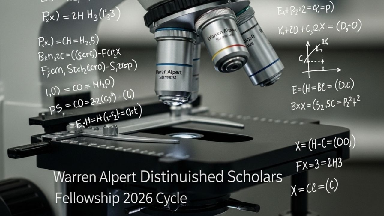 Warren Alpert Distinguished Scholars Fellowship 2026 Cycle