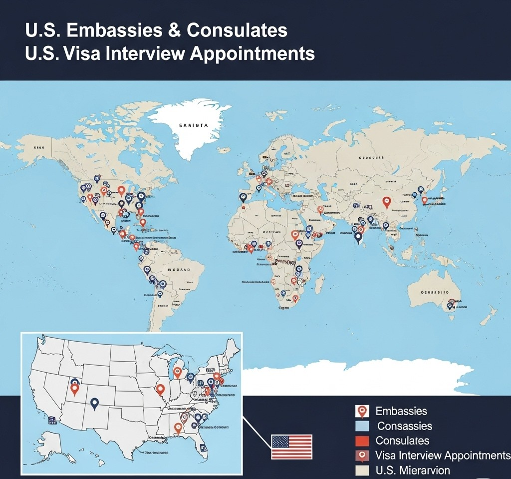 U.S. visa wait times