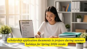 Your Essential Guide to Scholarship Application Documents to Prepare During Summer Holidays for Spring 2026 Intake