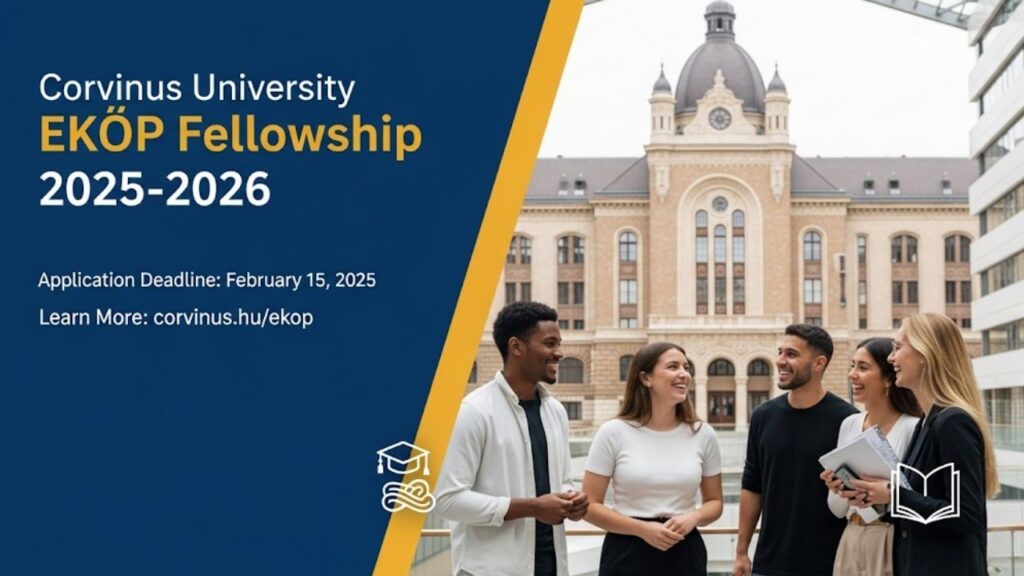 Your Ultimate Guide to the Corvinus University EKÖP Fellowship 2025-2026 1 the Corvinus University EKÖP Fellowship 2025-2026