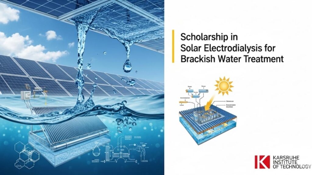 Your Guide to the Karlsruhe Institute of Technology Scholarship in Solar Electrodialysis for Brackish Water Treatment 1 the Karlsruhe Institute of Technology Scholarship in Solar Electrodialysis for Brackish Water Treatment