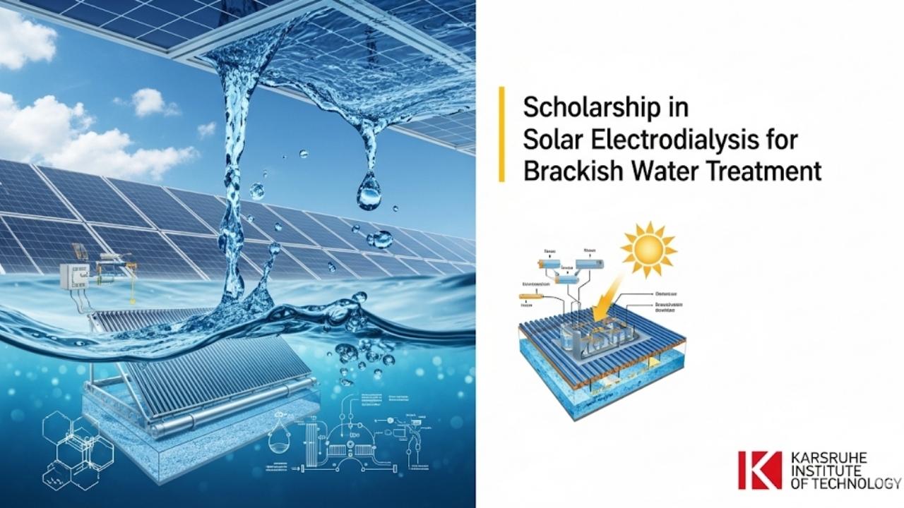 the Karlsruhe Institute of Technology Scholarship in Solar Electrodialysis for Brackish Water Treatment