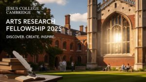 Arts Research Fellowship 2025 at Jesus College Cambridge