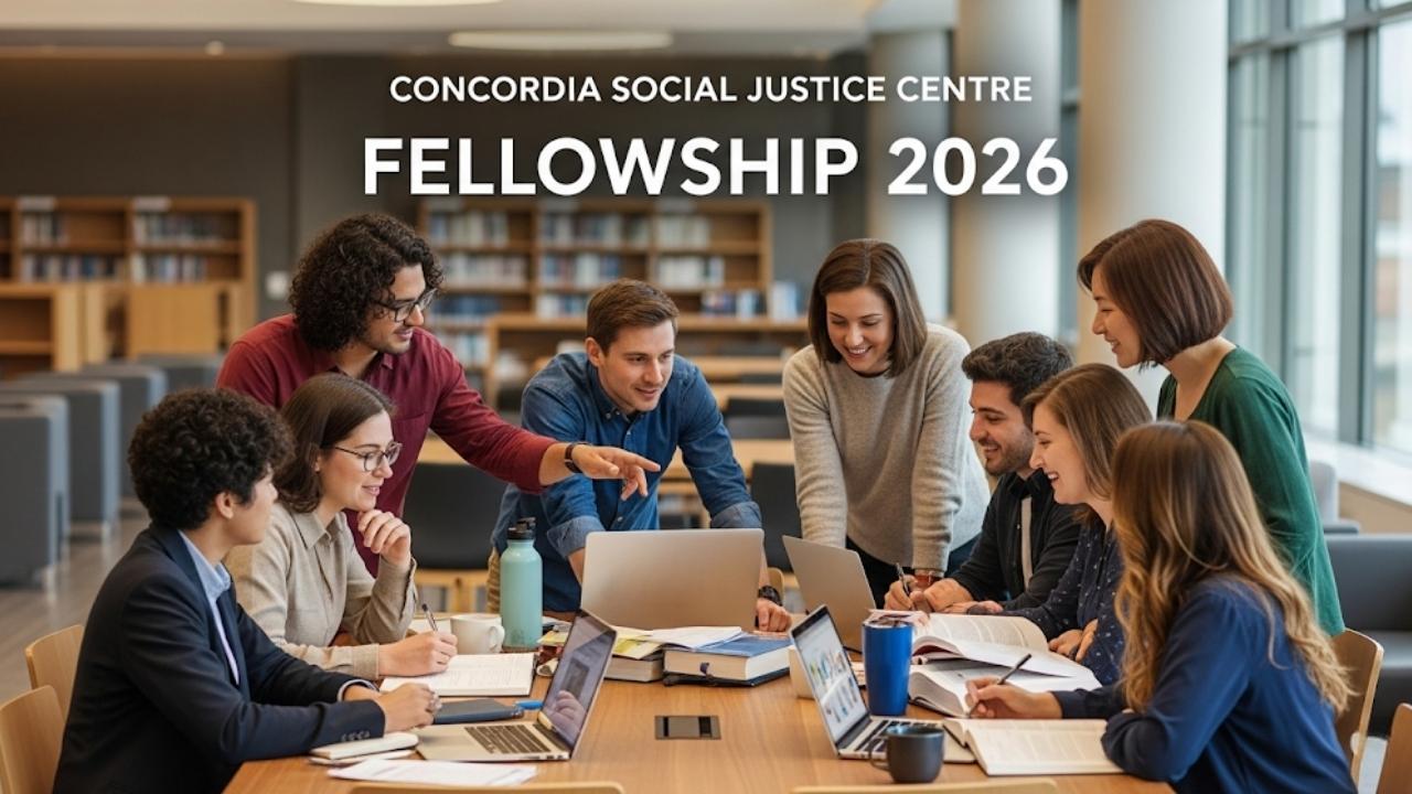 Concordia Social Justice Centre Fellowship 2026