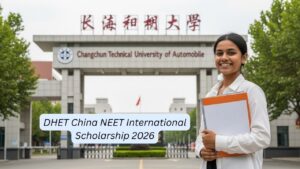 DHET China NEET International Scholarship 2026