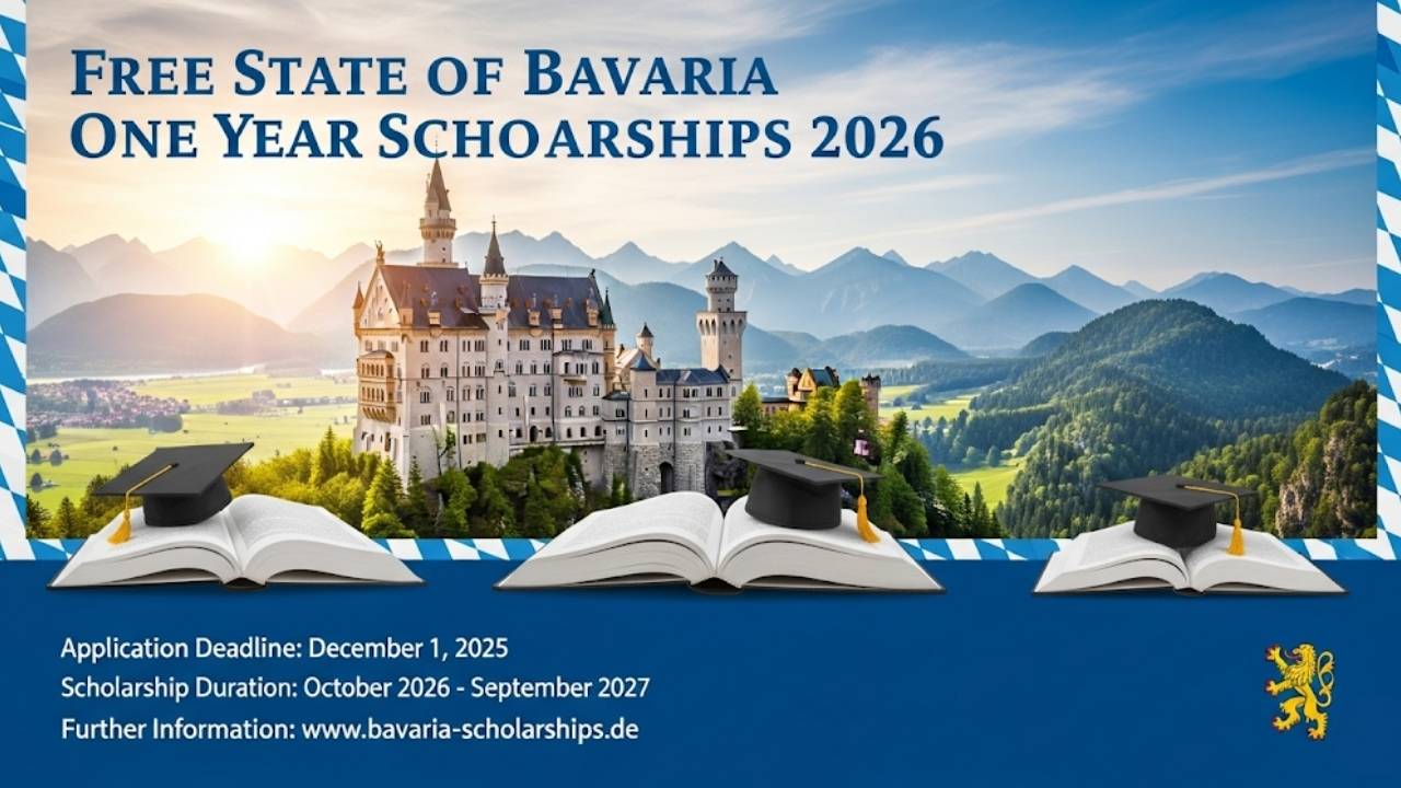 Free State of Bavaria One Year Scholarships 2026