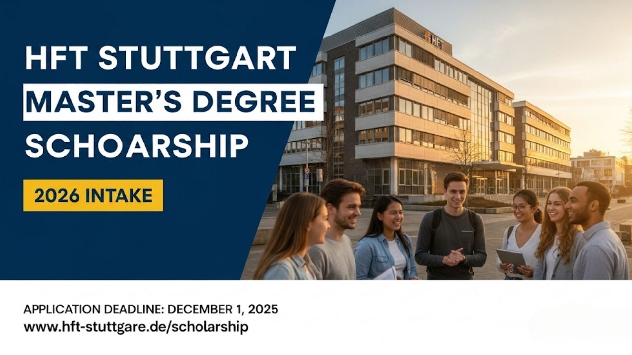 HFT Stuttgart Master's Degree Scholarship for the 2026 Intake