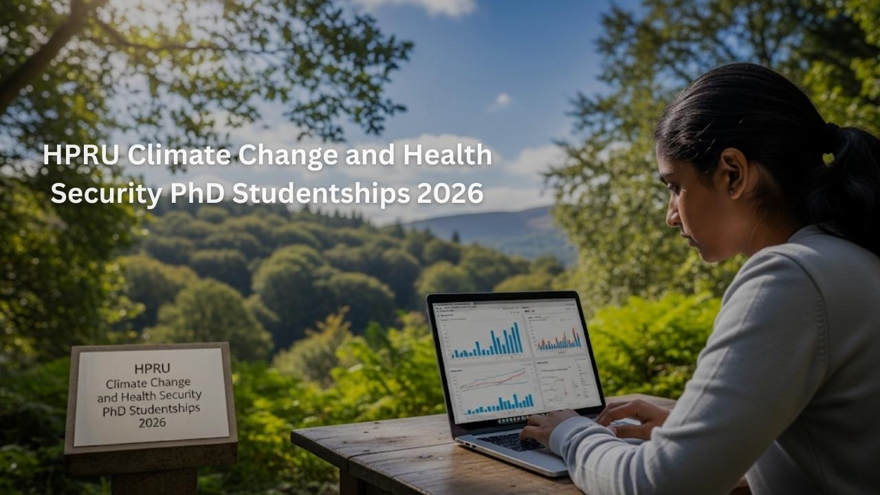 HPRU Climate Change and Health Security PhD Studentships 2026