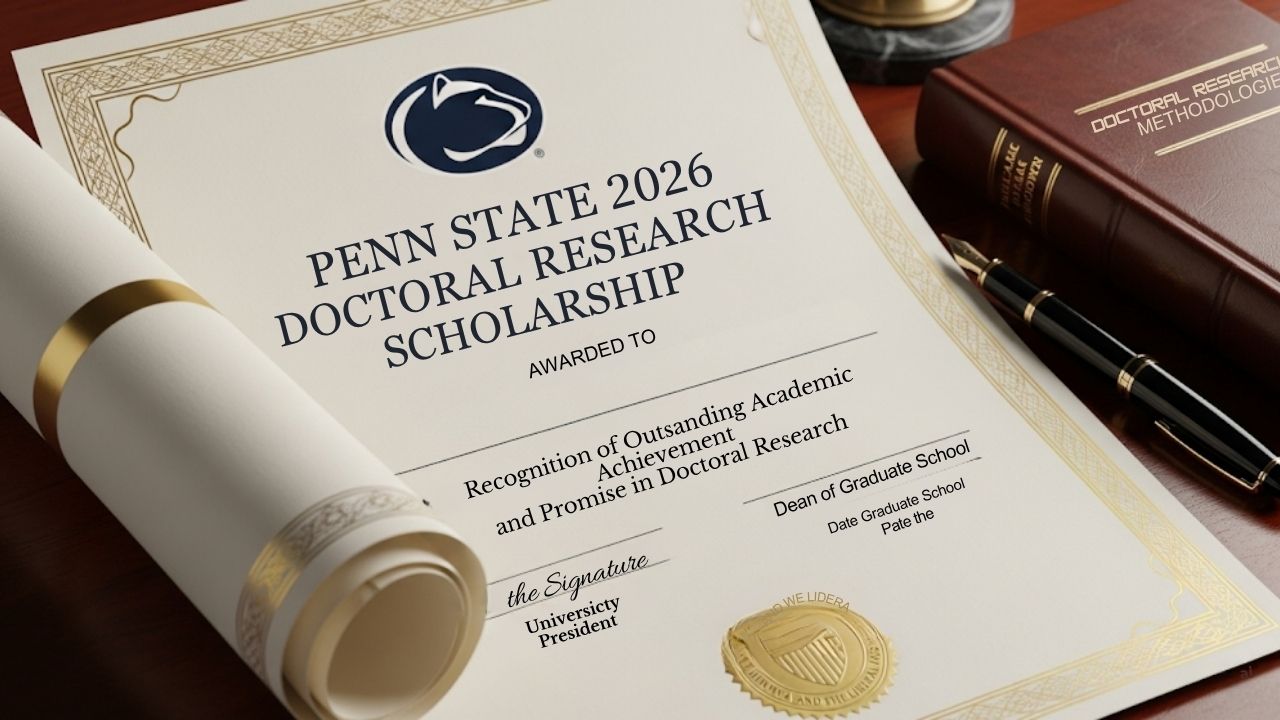 Penn State 2026 Doctoral Research Scholarship Applications Now Open!