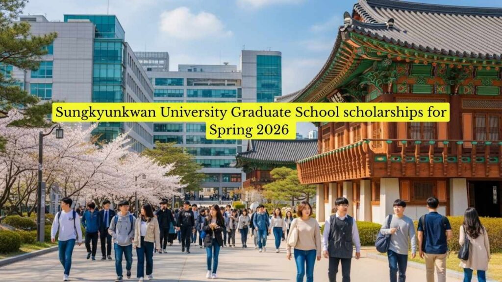 Sungkyunkwan University Graduate School Scholarships for Spring 2026: Your Essential Guide 1 Sungkyunkwan University Graduate School scholarships for Spring 2026