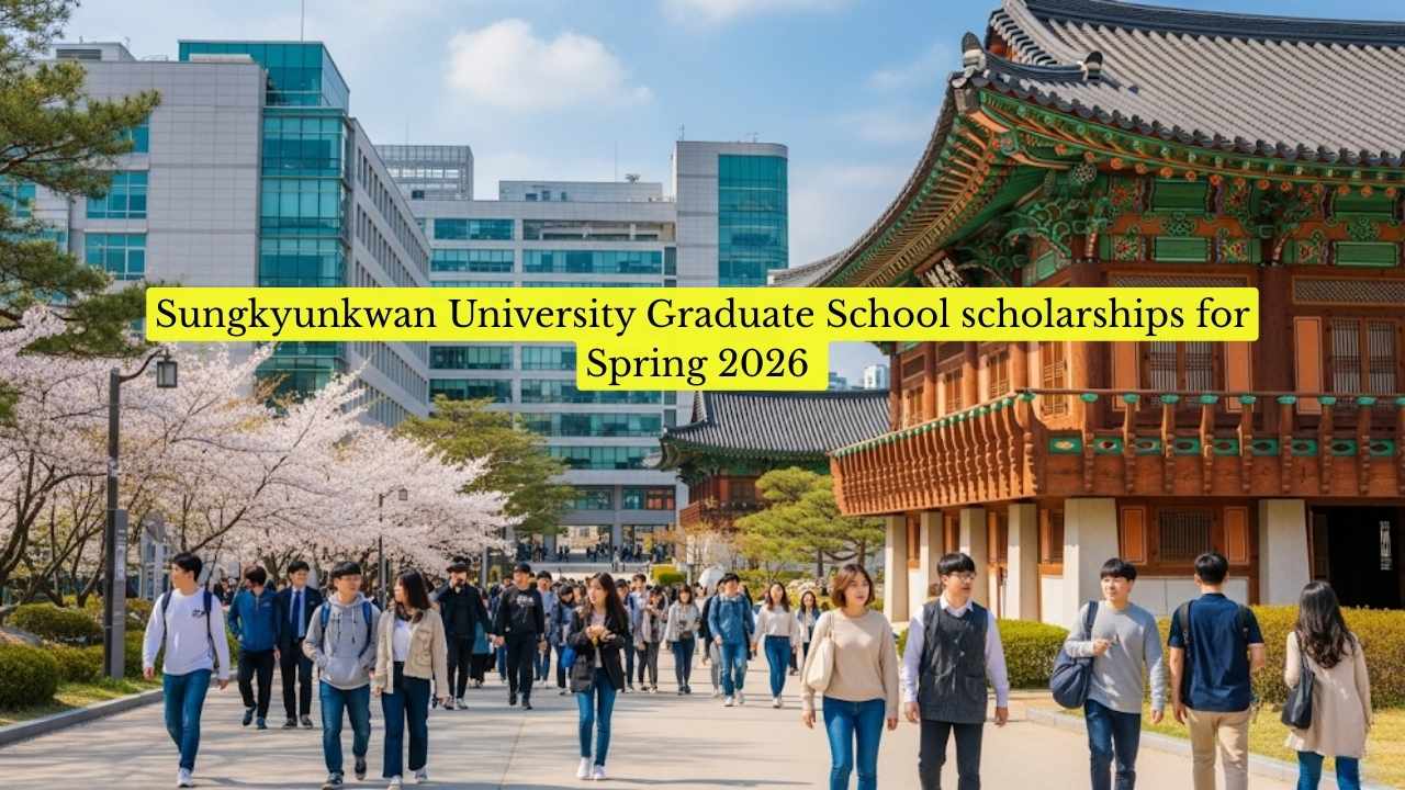 Sungkyunkwan University Graduate School scholarships for Spring 2026