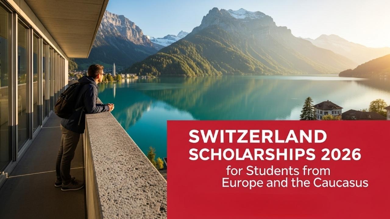 Switzerland Scholarships 2026 for Students from Europe and the Caucasus