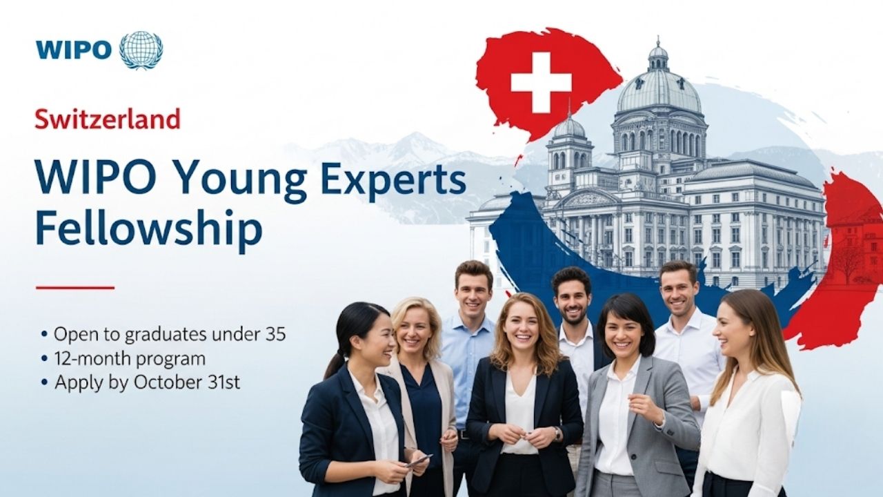 Switzerland WIPO Young Experts Fellowship 2026-2027