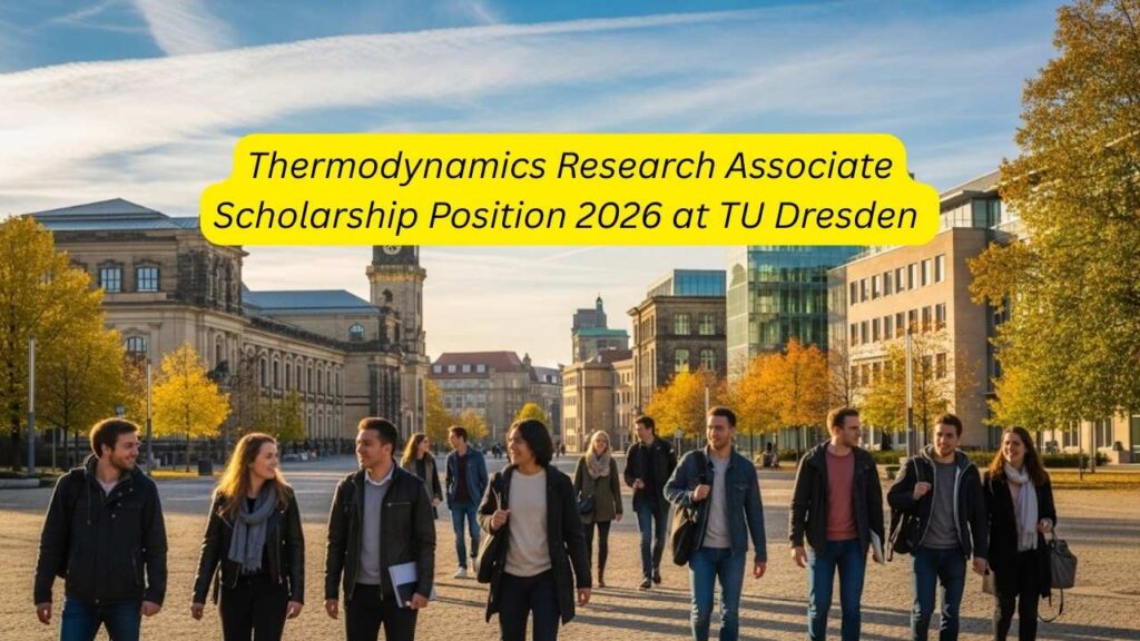 A Deep Dive into the Thermodynamics Research Associate Scholarship Position 2026 at TU Dresden 1 Thermodynamics Research Associate Scholarship Position 2026 at TU Dresden