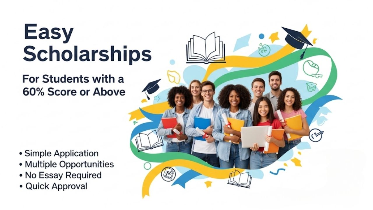 Top 5 Easy Scholarships for Students with 60% Score in 2026