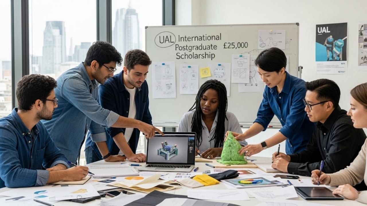 UAL International Postgraduate £25,000 Scholarships for 2025/26
