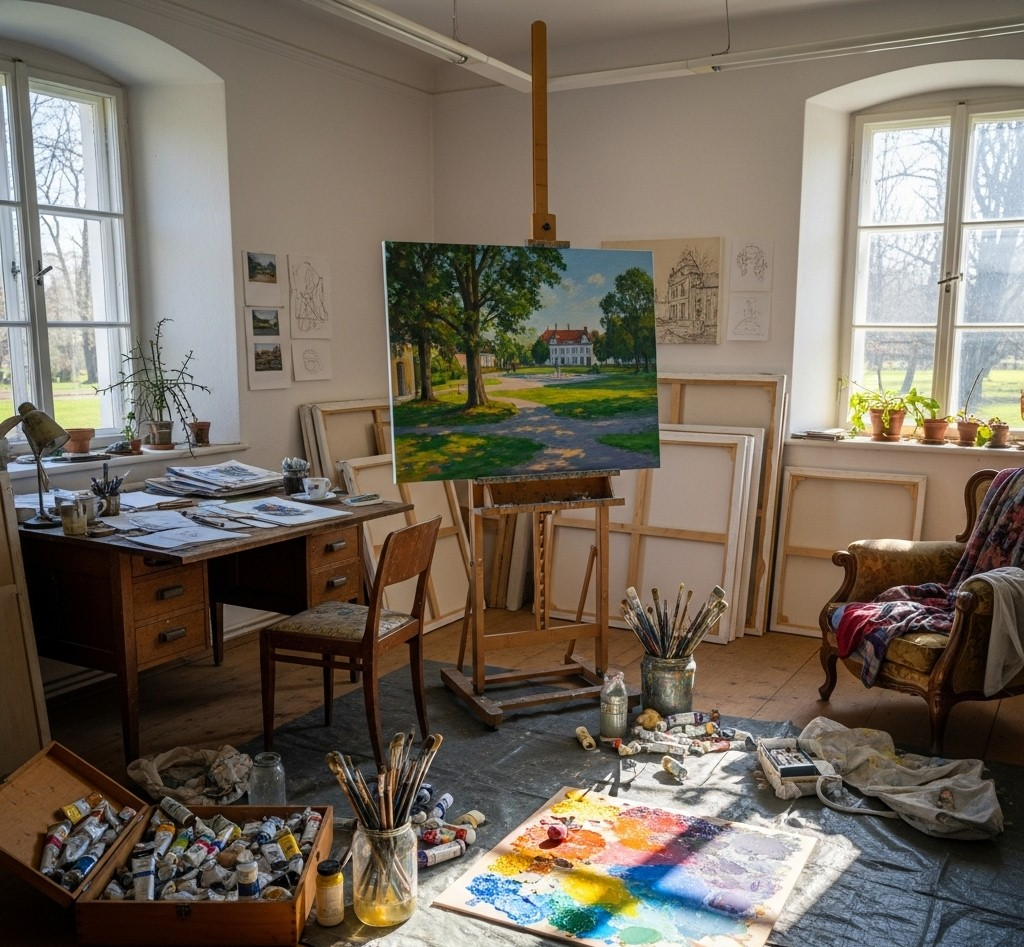 Schloss Wiepersdorf Fellowships 2026: An Artist's Retreat in Germany 2 artist residency Germany