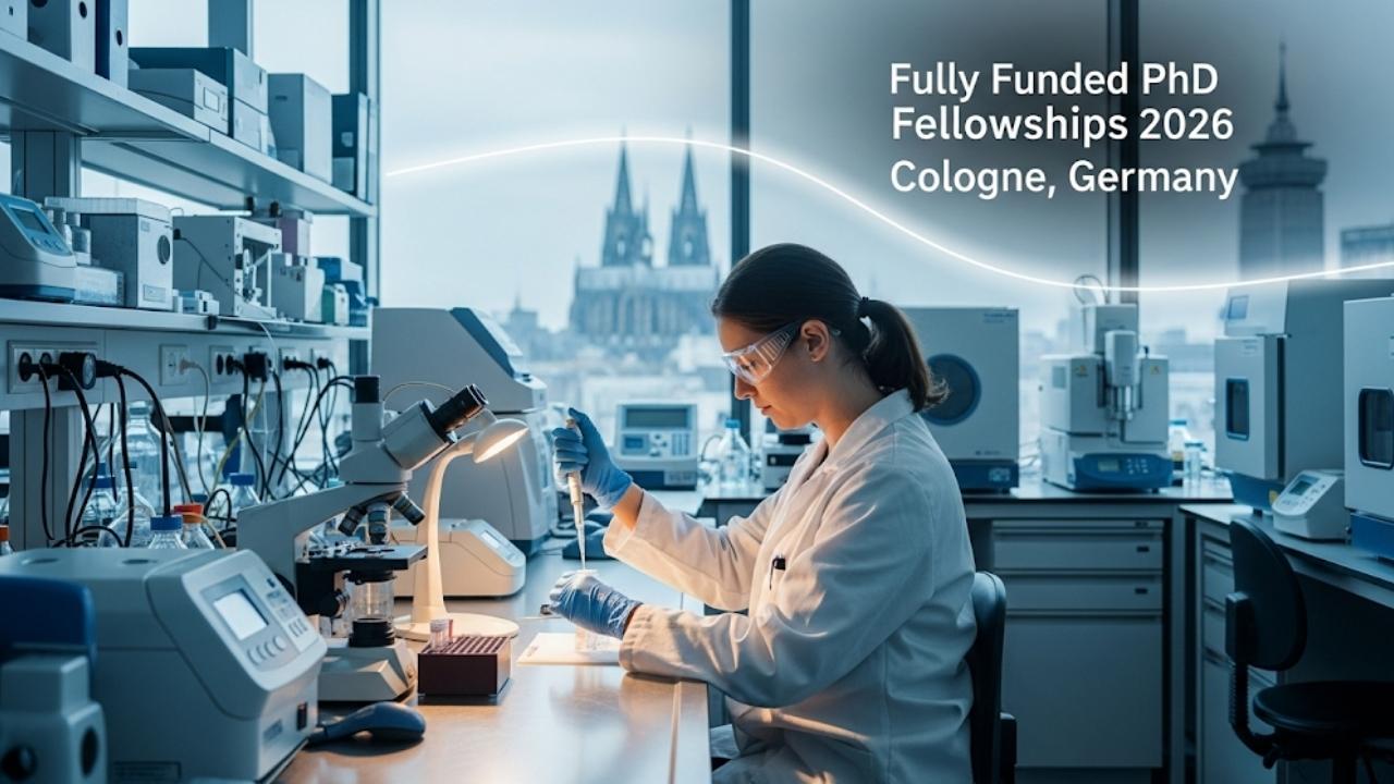 fully funded PhD fellowships 2026 in Cologne, Germany