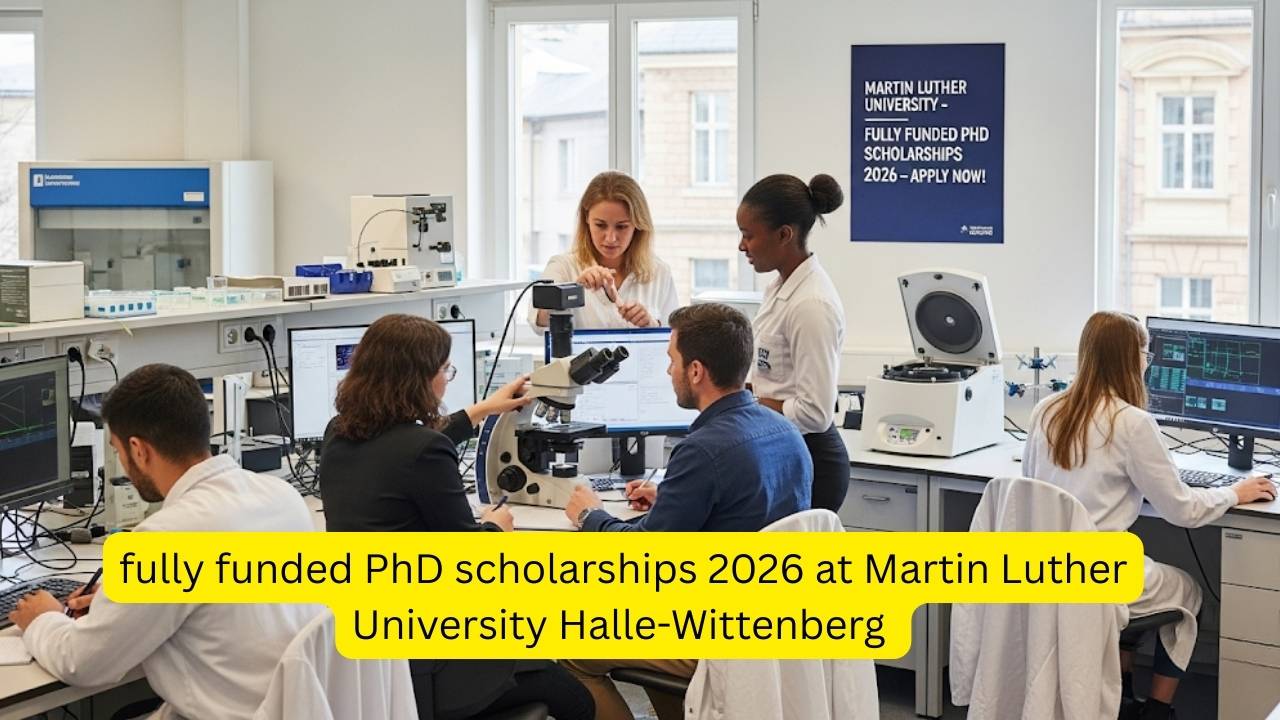 fully funded PhD scholarships 2026 at Martin Luther University Halle-Wittenberg
