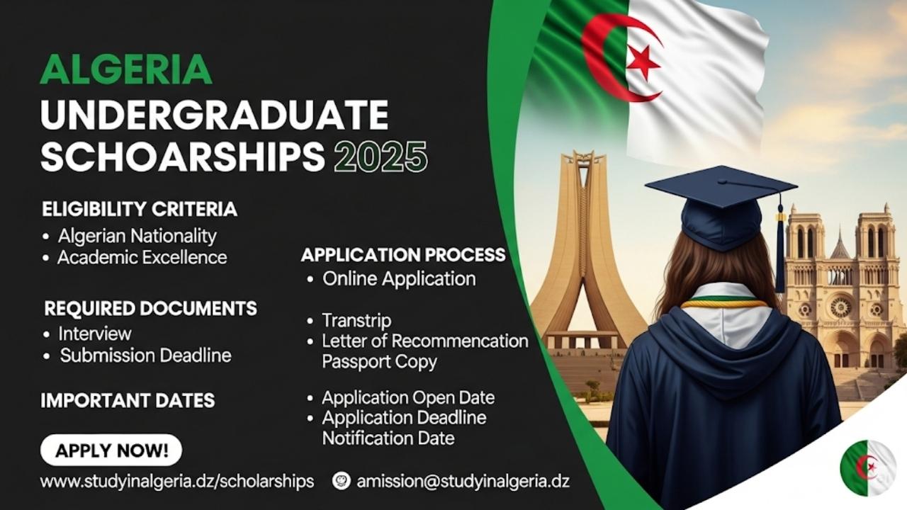 Algeria Undergraduate Scholarships 2025