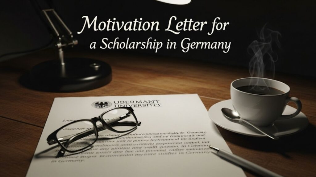 Motivation Letter for German Scholarships and Admissions: Blueprint for Writing a Letter of Motivation for Scholarships in Germany 1 motivation letter for German scholarships and admissions