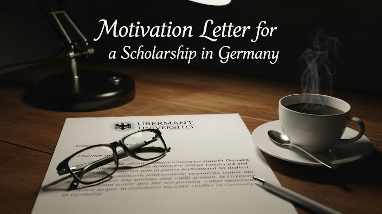motivation letter for German scholarships and admissions