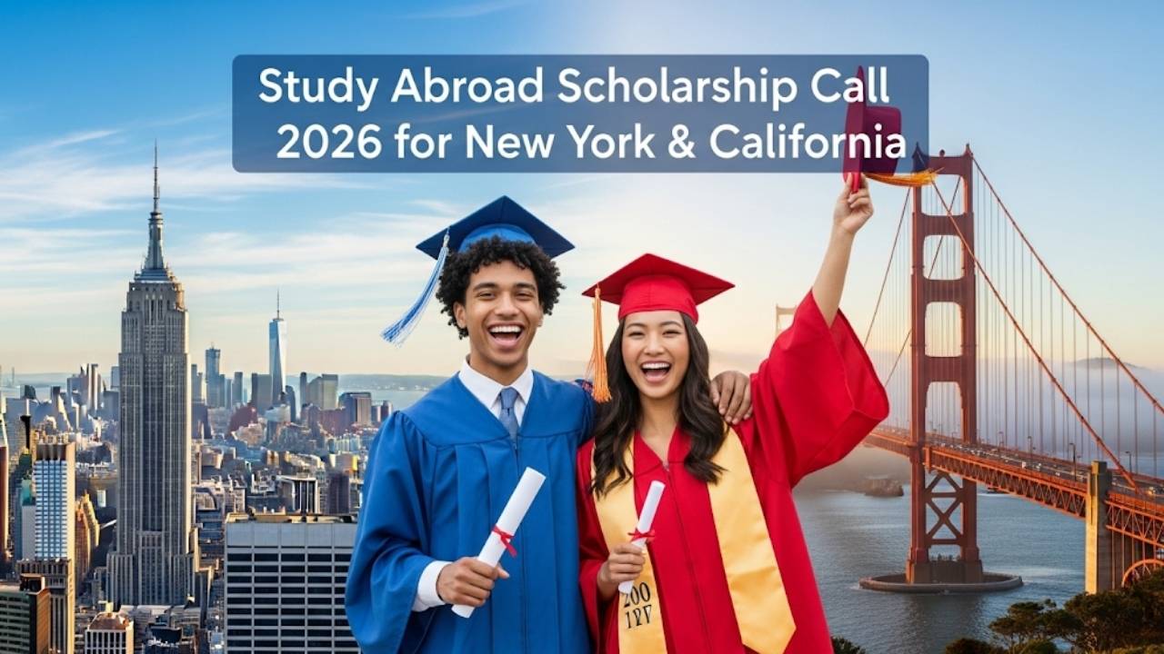 study abroad scholarship call 2026 for New York & California